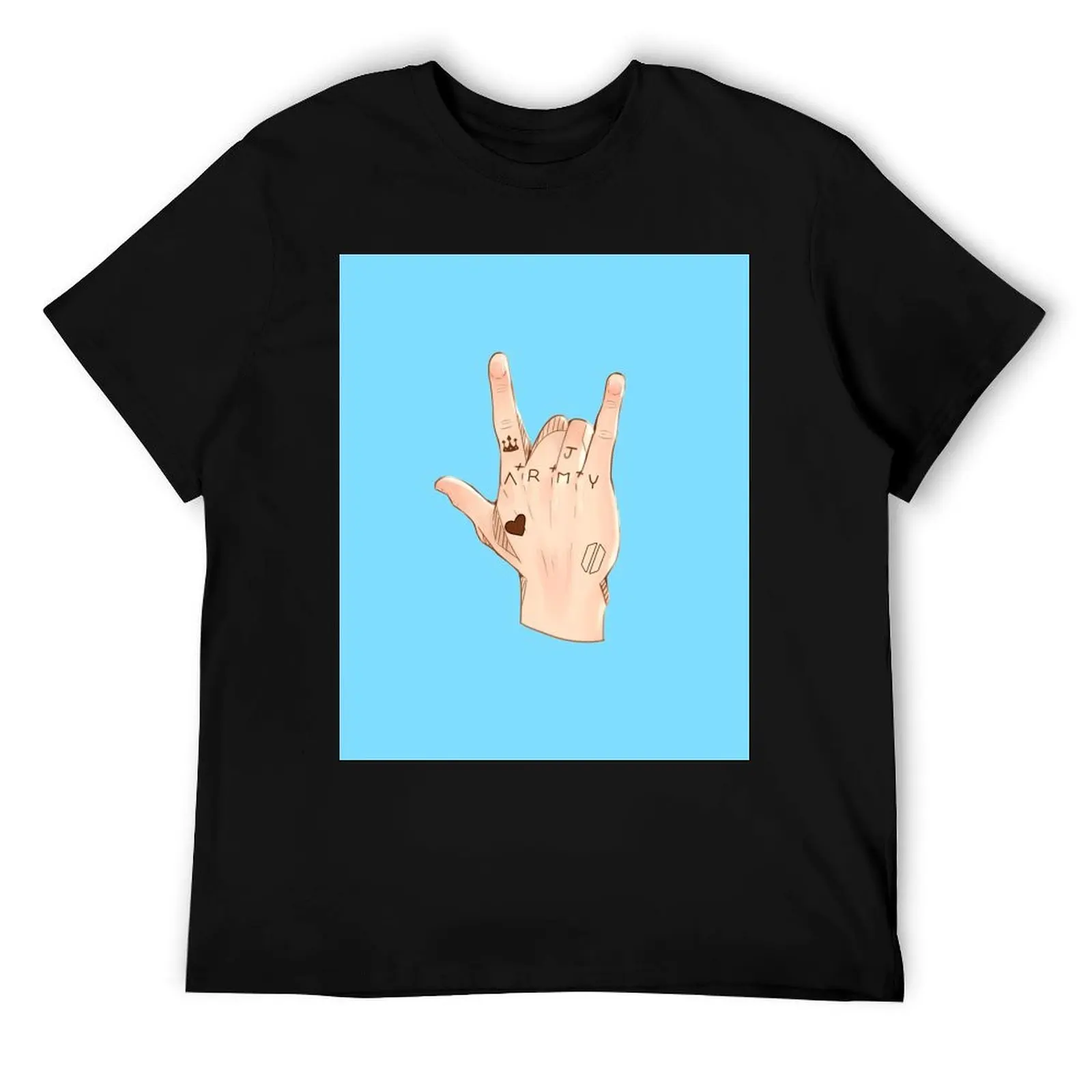 

Jk hand T-Shirt t shirts for man graphic tees t shirt personalised man t shirt heavy cotton T-Shirt