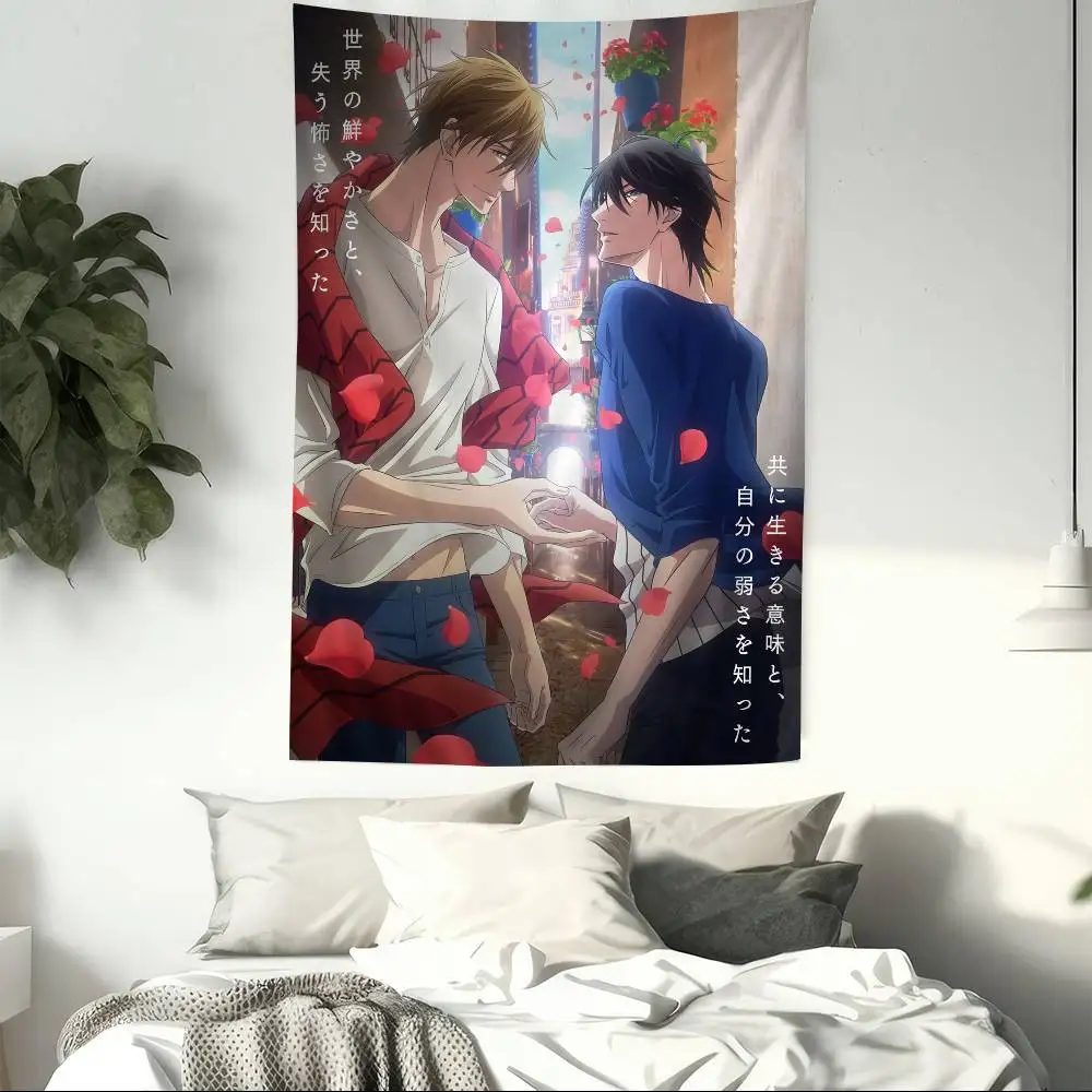 Dakaretai Otoko 1-i ni Odosarete Imasu Cartoon Tapestry Wall Hanging Decoration Household Home Decor