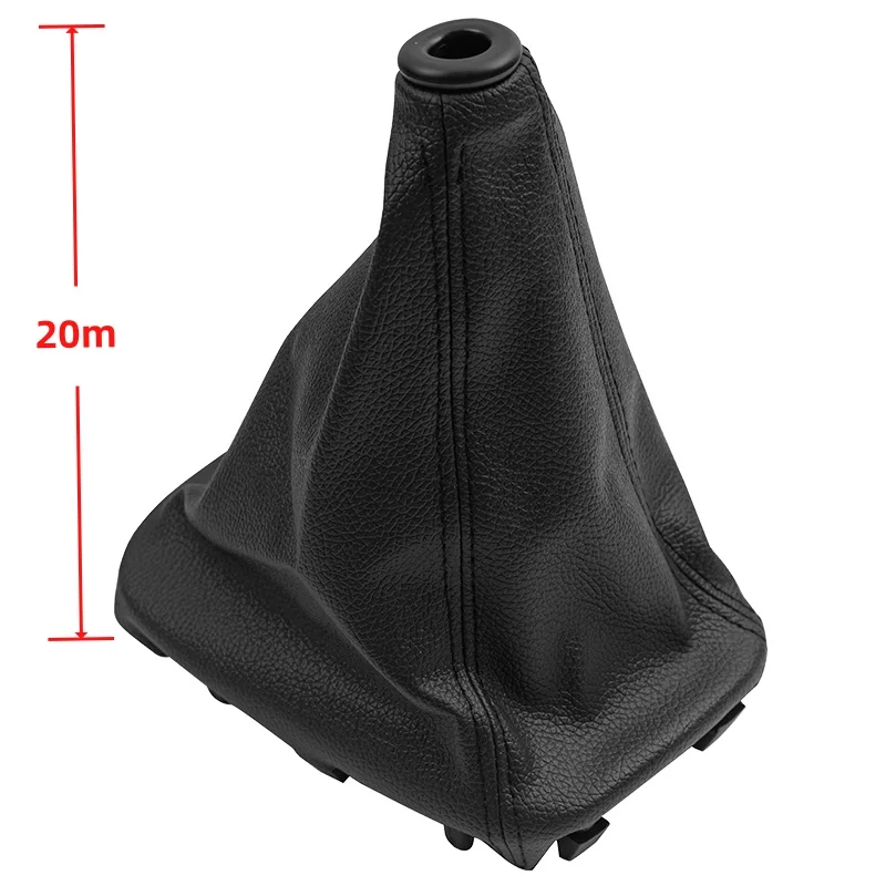 For Kia Cerato 2005-2012 Manual Gear Shift Stick Shifter Knob Dust-proof Cover PU Leather