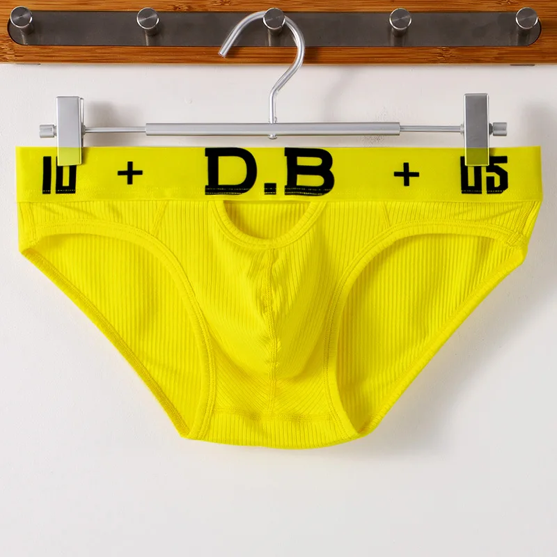 1 Pc Men’s Briefs Man Breathable Comfortable Panties Wide Waistband Gay Elastic Underwear Boy Solid Sexy Underpants Shorts