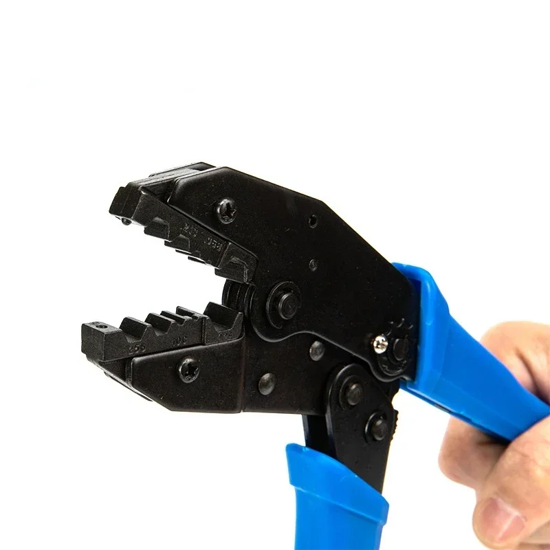 

BNC Audio Cable Crimping Pliers 5 - hole Hexagonal Cold Pressing Pliers Coaxial Cable Ratchet Terminal Crimping Pliers