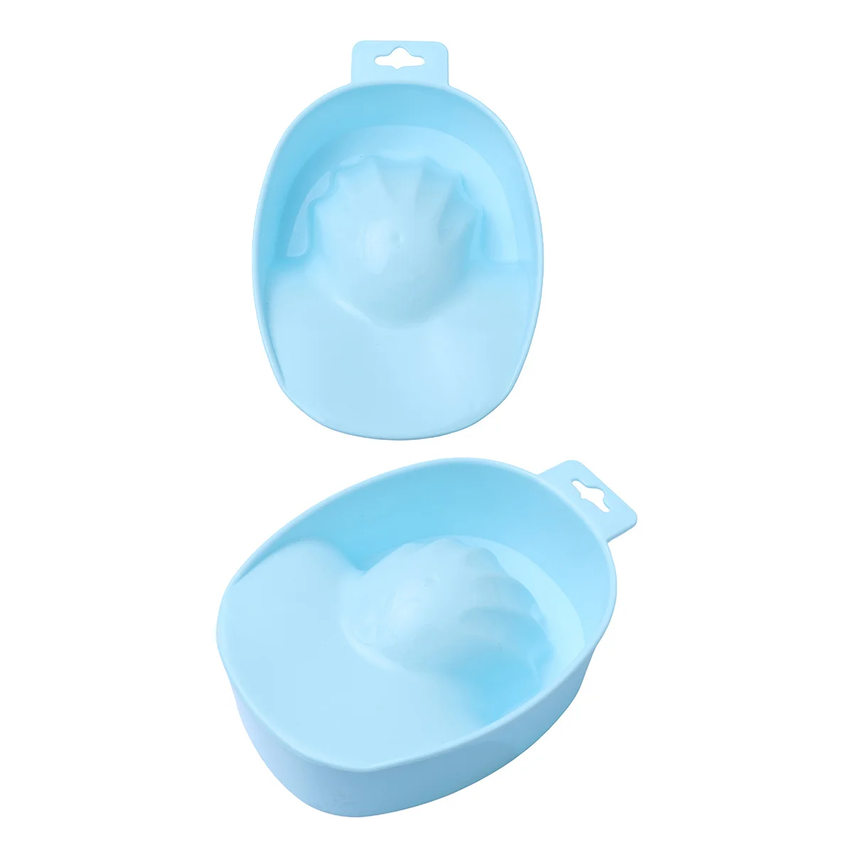 1개입 트레이 매니큐어 아트 소킹 트리트먼트 듀얼 네일 소킹 볼 핸드 스파 도구 큐티클 제거 온수 소킹 트레이 네일 케어