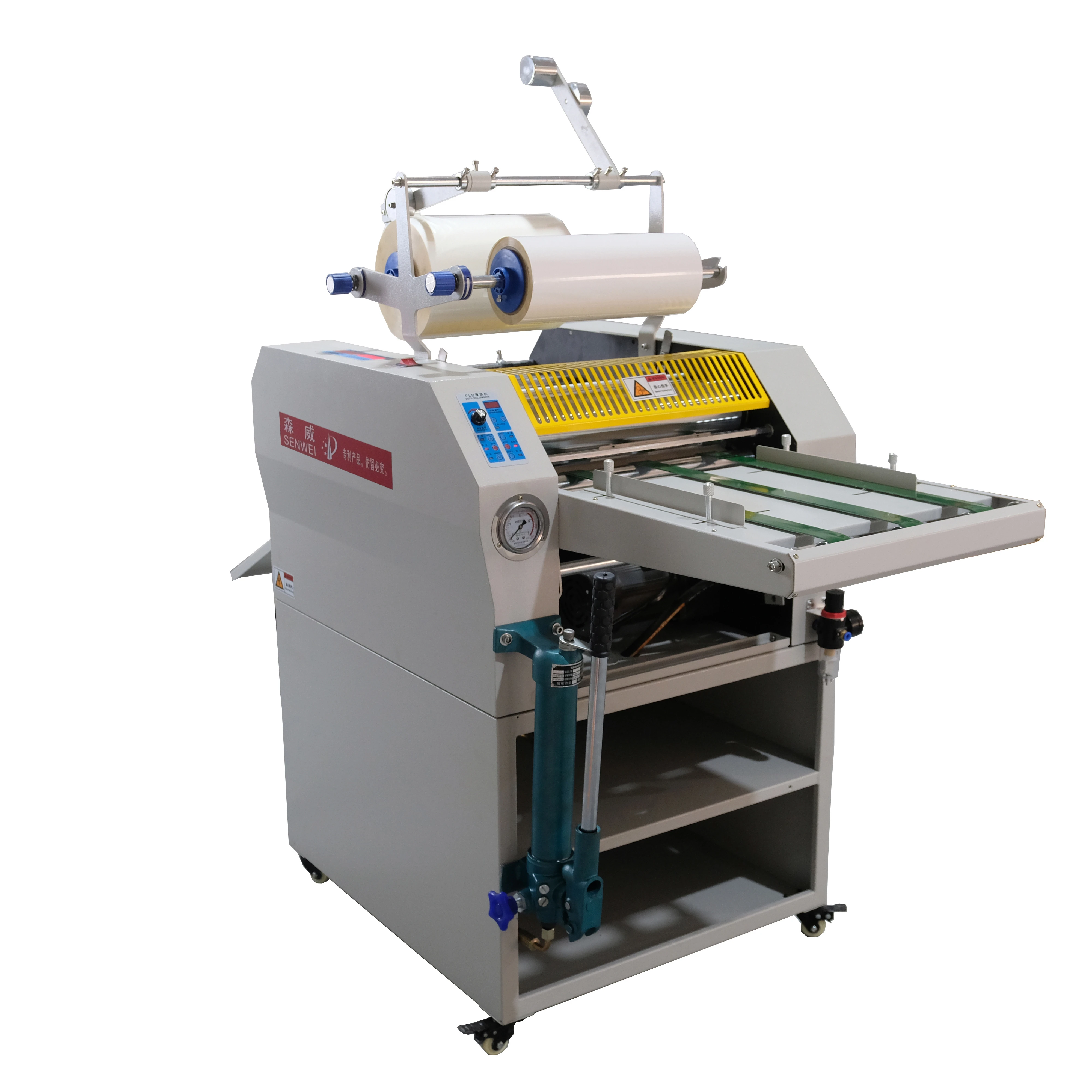 SWFM390S Hydraulic Pressure 390 Hydraulic Laminating Machine Semi Automatic School Office Use by Factory