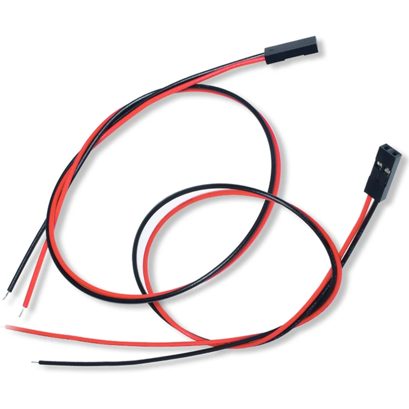 20pcs/lot 2Pin Dupont Cable 2 Pin Female Jumper Connector Wire 2P 10cm/20cm/30cm Length For 3D Printer