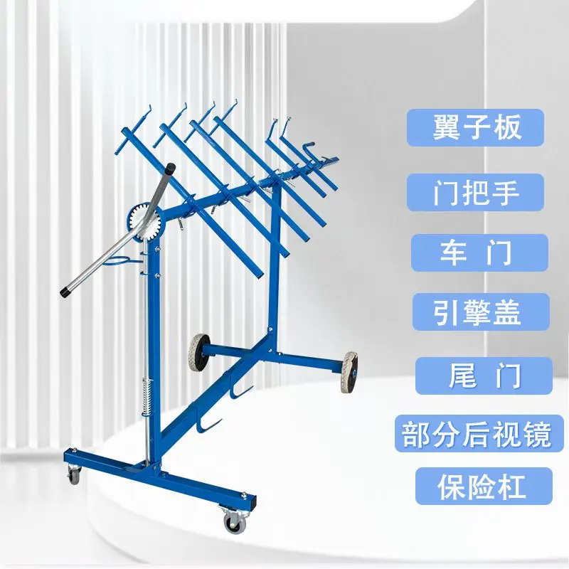 Staffa per verniciatura multifunzionale Paraurti speciale rotante per portiera dell'auto Copertura del motore Telaio per il posizionamento dello spruzzo del foglio