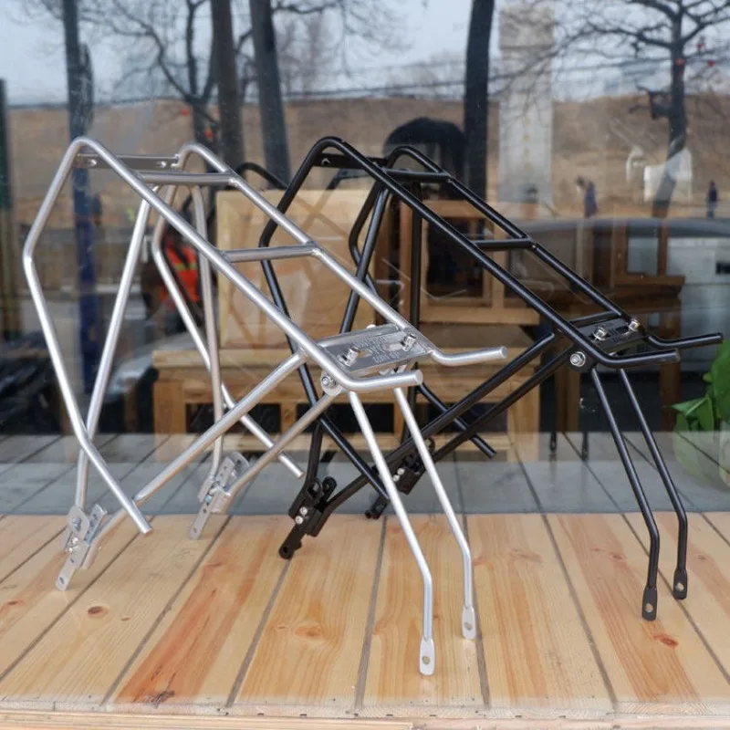Mountain Bike Aluminum Alloy Shelves Lightweight Load-bearing Sturdy Durable Solid Bicycle Luggage Carrier Bicycle Accessories
