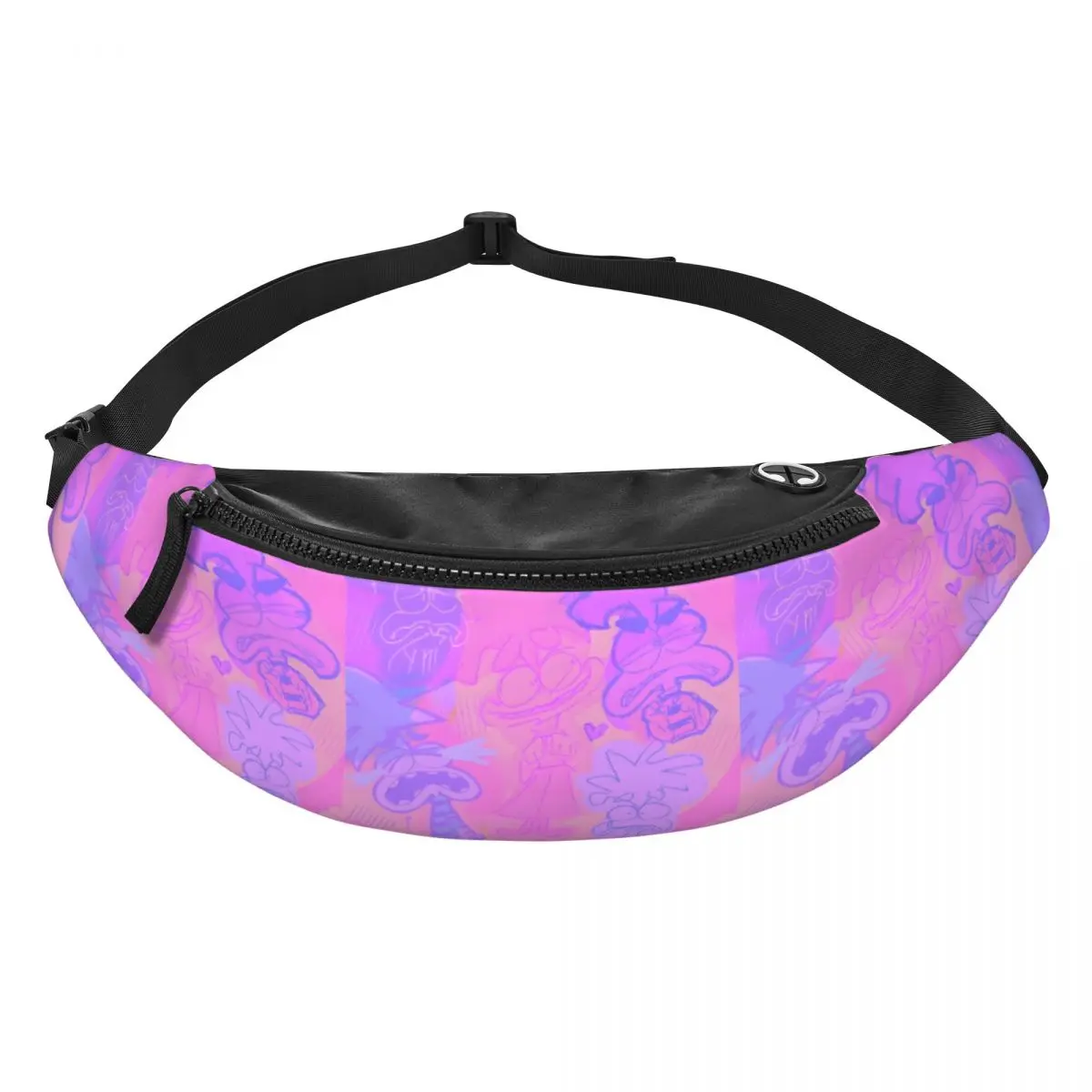 

Поясная сумка Custom I-Insides Cartoon Out для мужчин и женщин, крутая сумка через плечо, для велоспорта, кемпинга, для телефона и денег