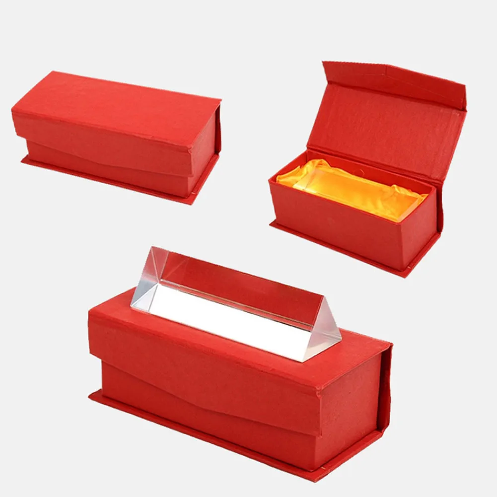 K9 Grade Triangular 2 Inch for School Science Labs Homeschooling and For Light Refraction Observation Experiments