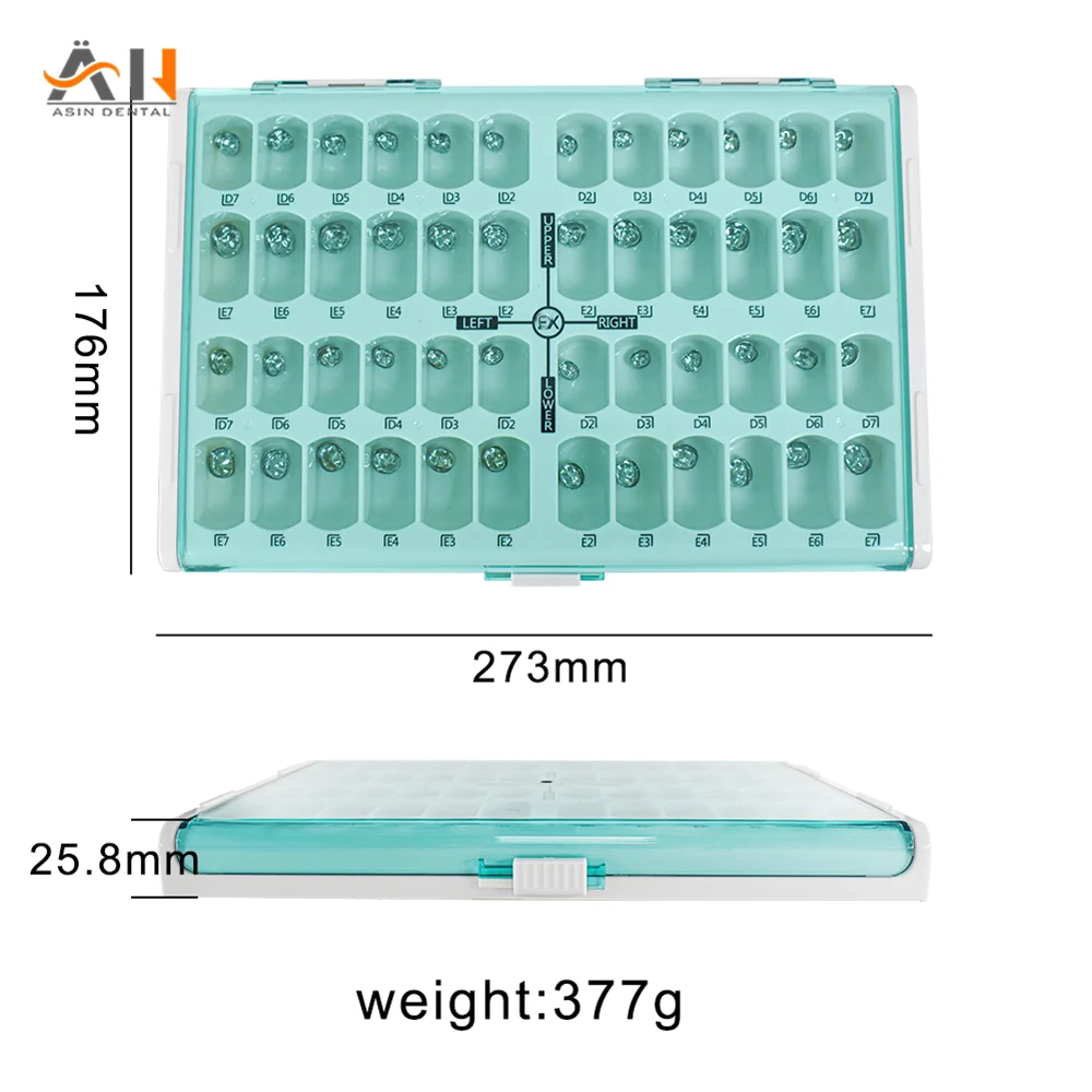 48pcs/96pcs Dental Crowns Anterior Posterior Deciduous Temporary Preformed Molar Tooth Crown adult Kids Dentistry Material