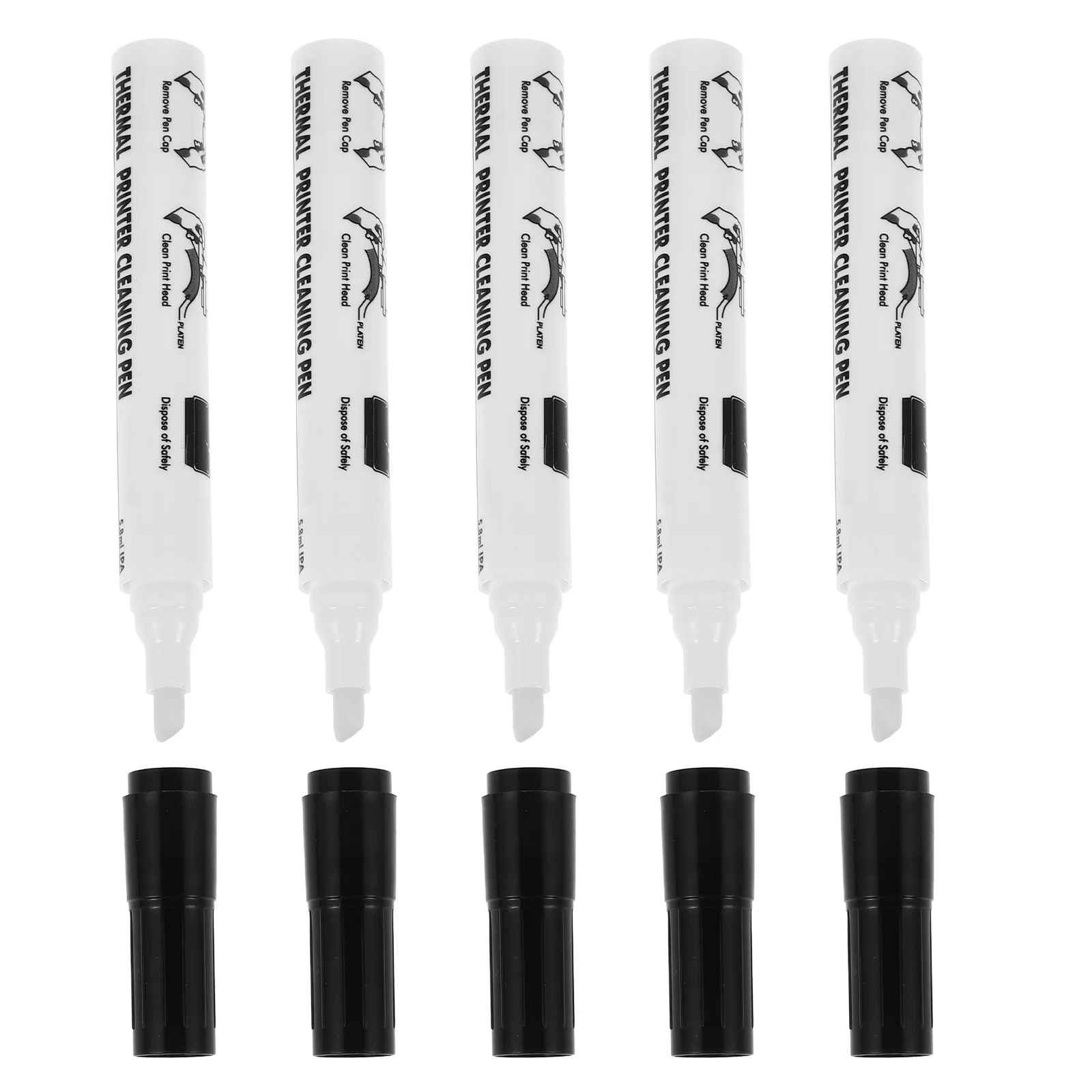 

5pcs Cleaning Pen for Thermal Printer Printhead Reliable Solution Efficient Pens Thorough Maintenance Compatibility