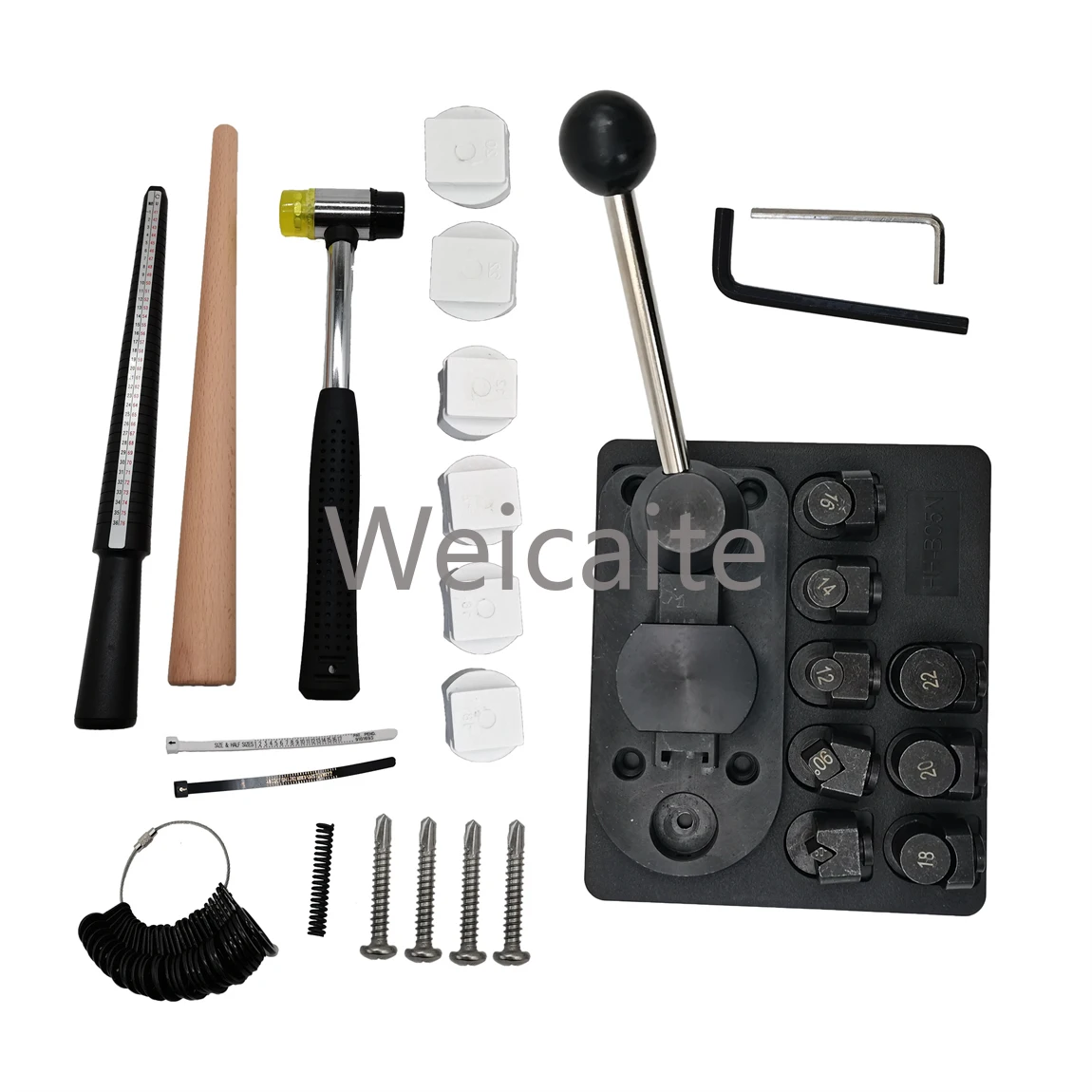 

Jewelry Making Rings with Nylon Molds Earrings Metal Bending Tools