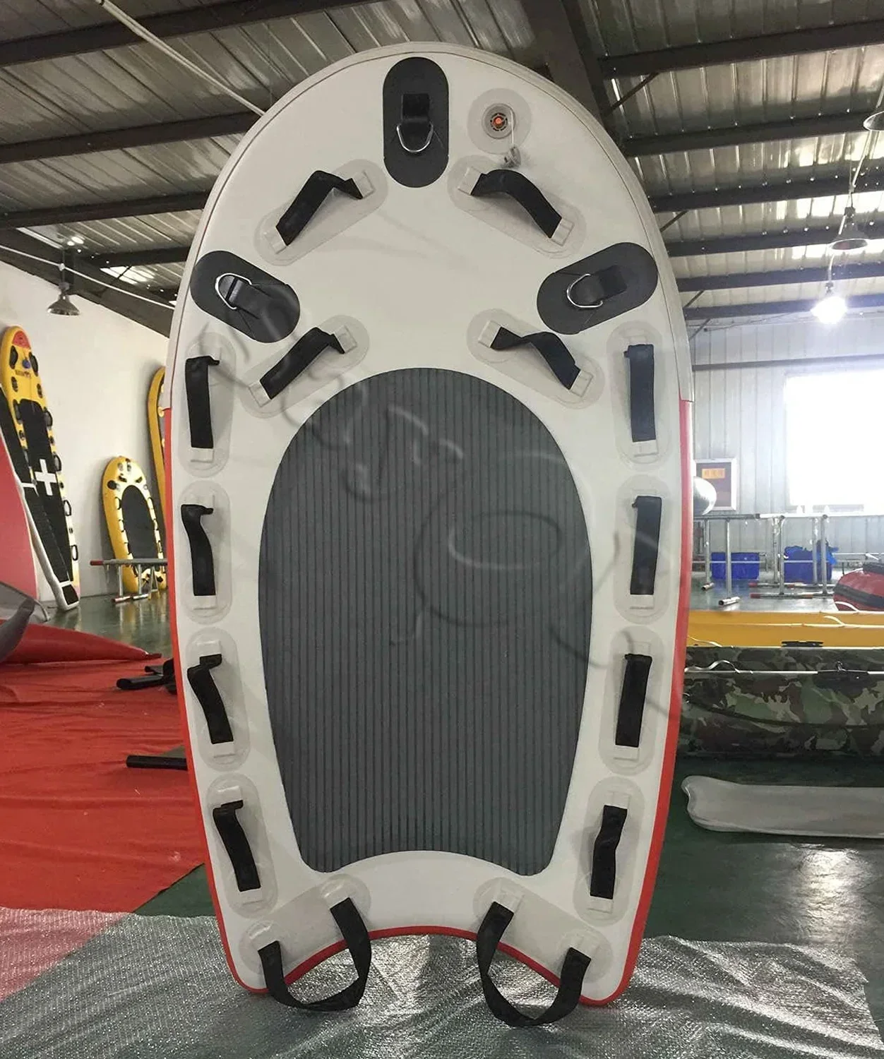 

Factory Large Inflatable Rescue Sled Floating Mat Inflatable Surfing Board Inflatable Jet Ski Rescue Board With Customized Logo