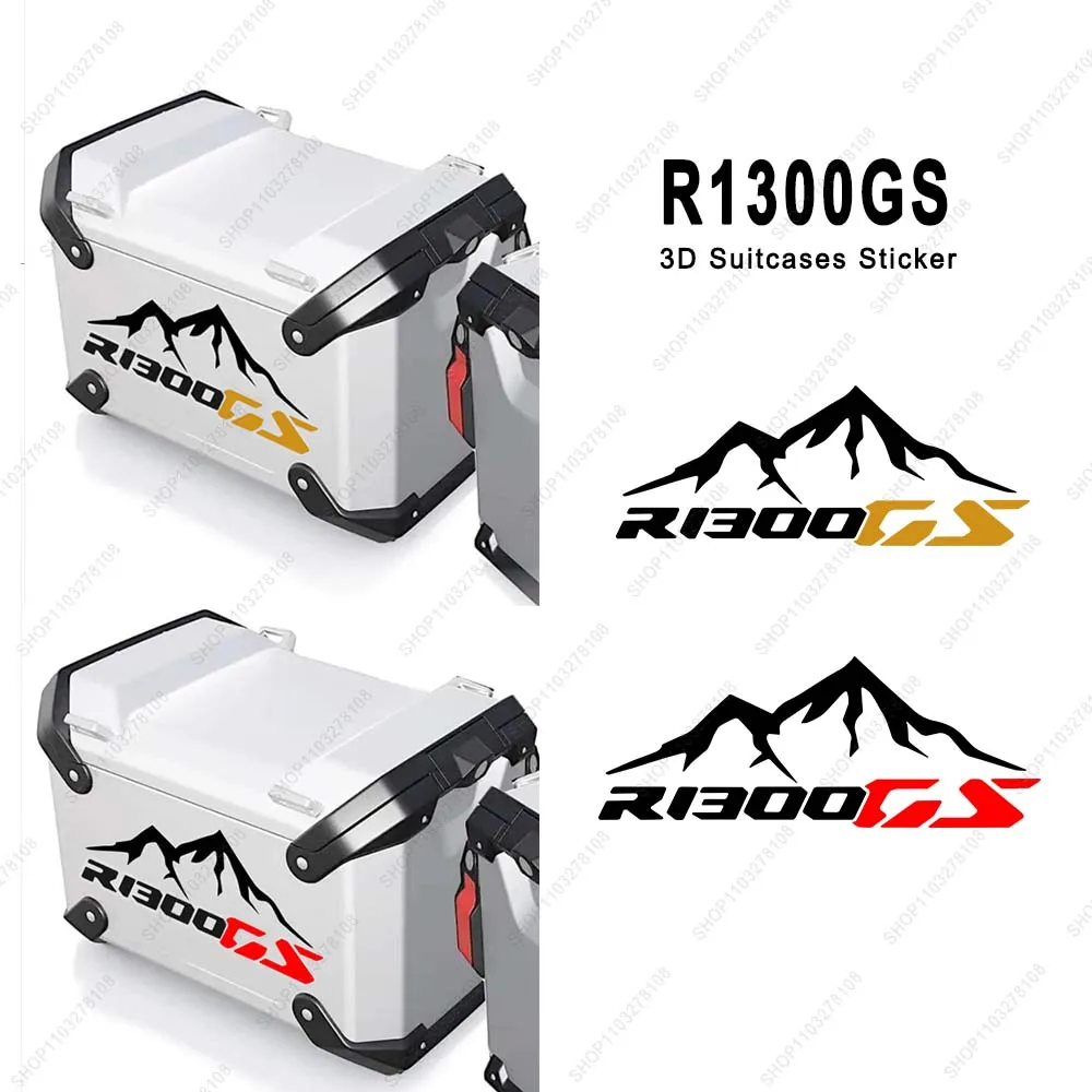 

Motorcycle Stickers Luggage Aluminium Stickers Trunk Cases for BMW R1300GS R 1300 gs TRIPLE BLACK RALLYE Adventure 2023-2025