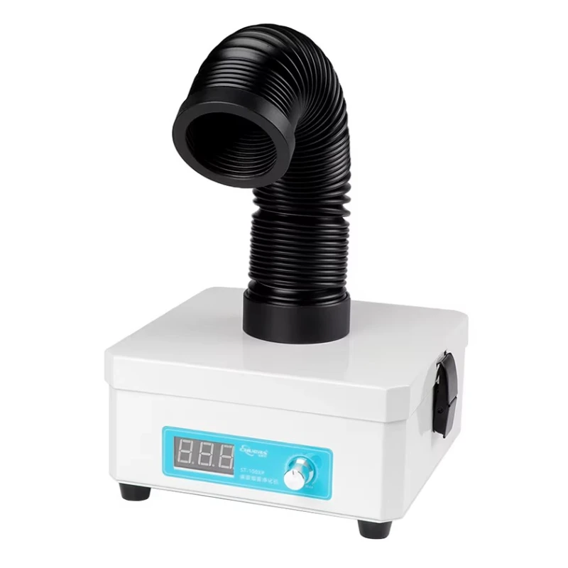 

130XP 30W Fume Extractor Soldering Smoke Purifier Deodorizing Fog Filter Suction Smoke Discharge Small Desktop Instrument