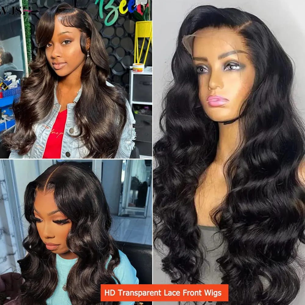 13x6 HD Lace Frontal Wig Body Wave 200% density 13x4 Lace Frontal Human Hair Wig Human Hair Lace Wig For Women Lace Closure Wigs