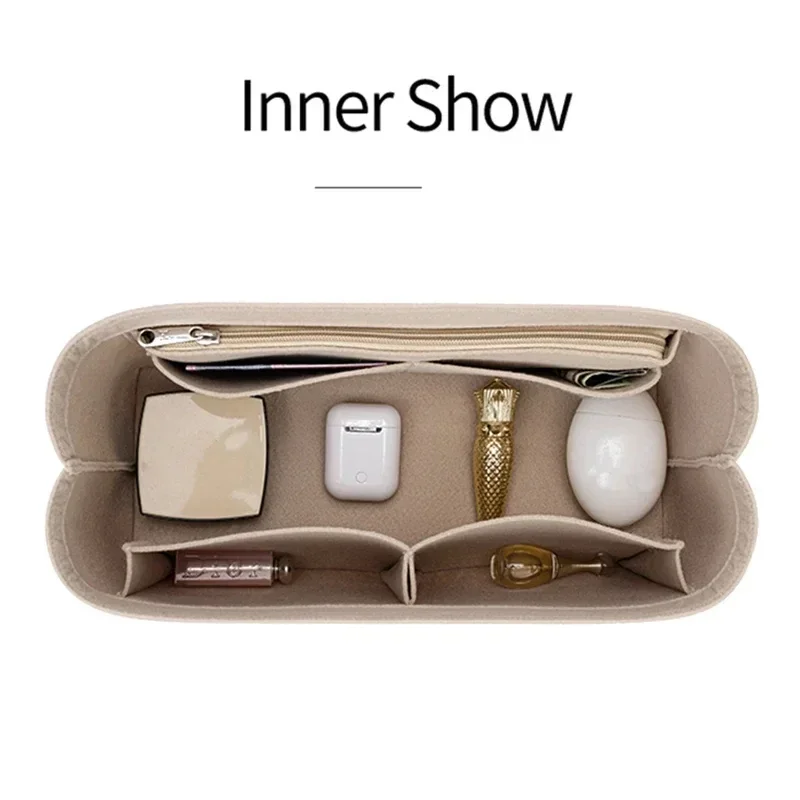 Bag Organizer Inner Liner Sorting Pocket Accessories For Goyard Tote Bag Women's Handbag Storage Fix Shape Lining