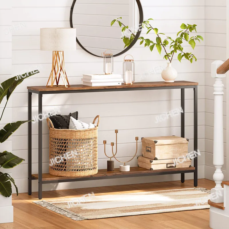 

Neu living room multi-layer entrance table sofa side table narrow table display rack storage shelf