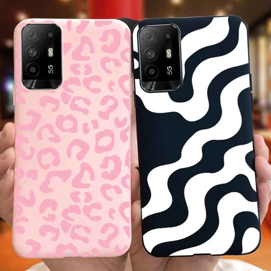 Fashion Case For OPPO Reno5 Z CPH2211 Soft Silicon Shockproof Protective Cover For Oppo Reno 5Z 5G Phone Cases