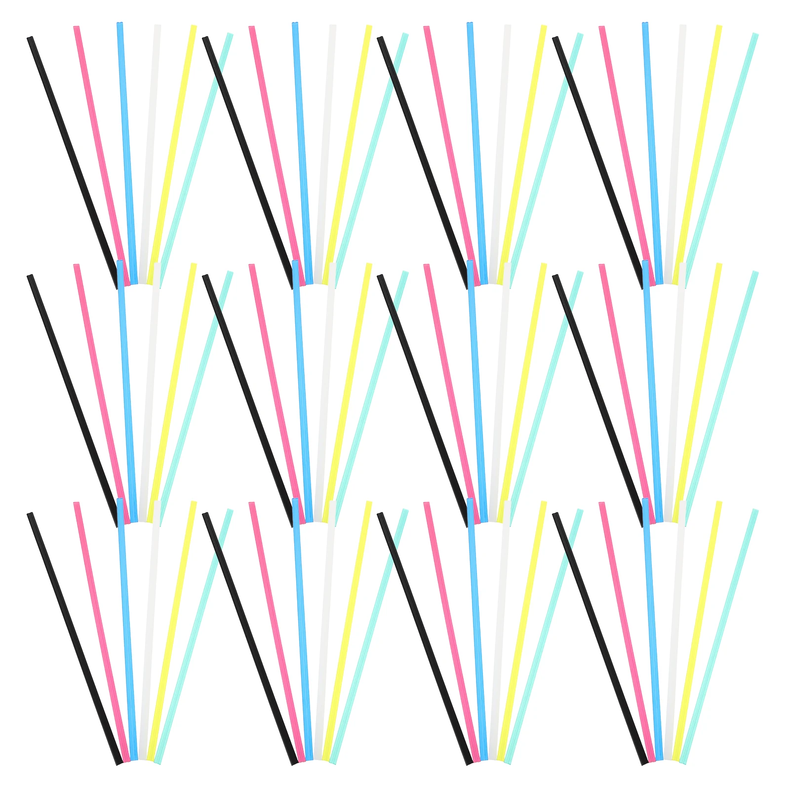 120 Pcs Plastic Welding Rods Flat Ribbons Bumper Repair Wire Kayak for Auto Car Tools