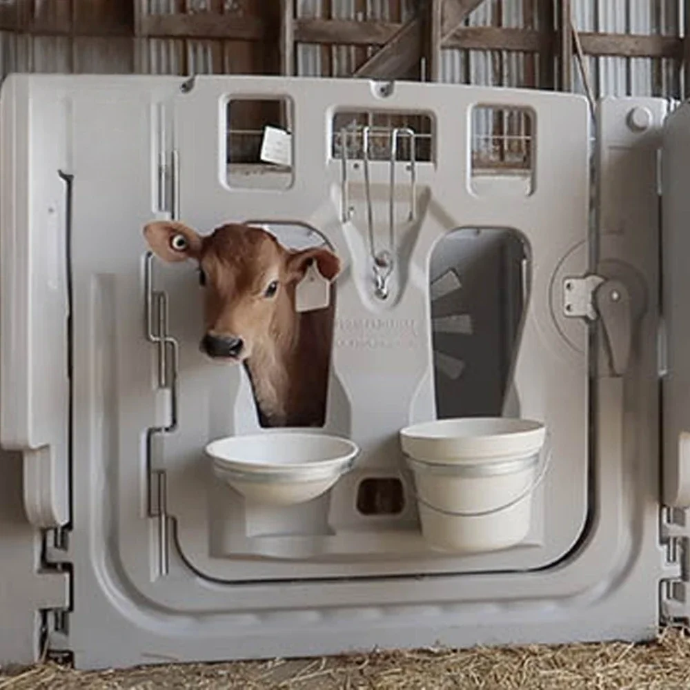 

Durable LLDPE Food Grade White Plastic Calf Fence Corral Feeding Equipment