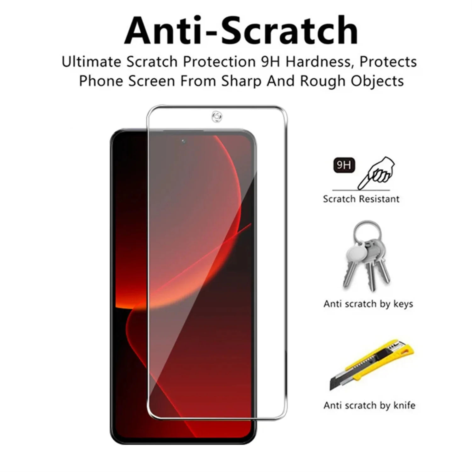 2/4 шт. HD прозрачная защитная пленка с твердостью 9H для Blackview Shark 8, закаленное стекло для защиты мобильного телефона