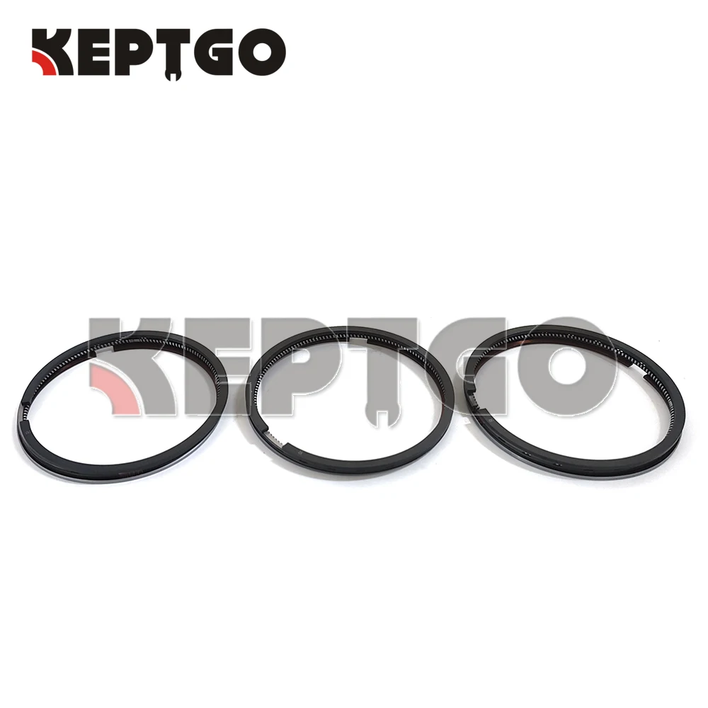 

New D902 3 set oversize +0.5 Piston Rings For Kubota D902 Engine KX41-3 Excavator BX25 Tractor (Oil ring thickness 3mm)