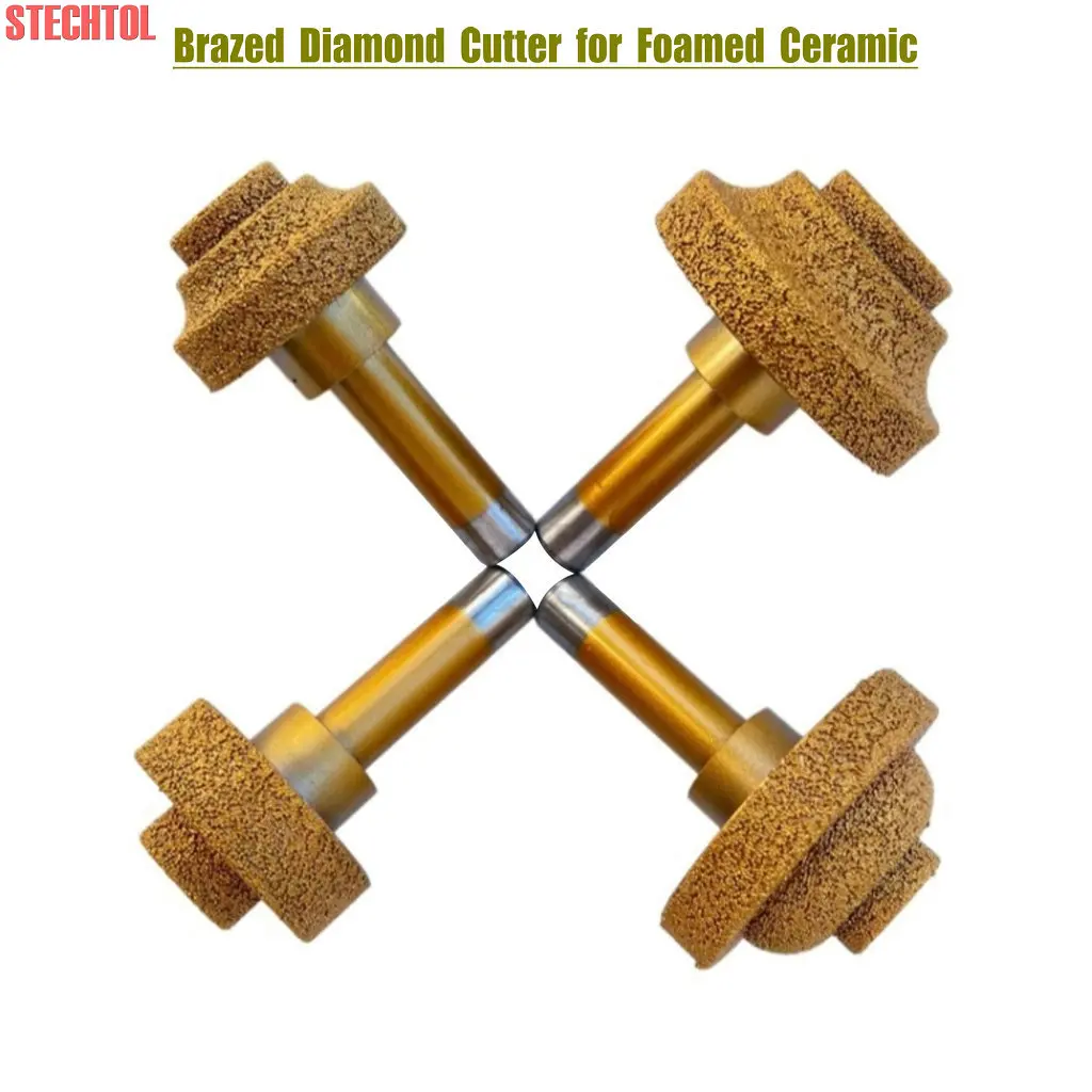 

45 Angle CNC Brazed Router Bit Diamond Cutter Tools for Foamed Ceramic Bottom Milling Grinding Cutting Bevel Chamfering Endmill