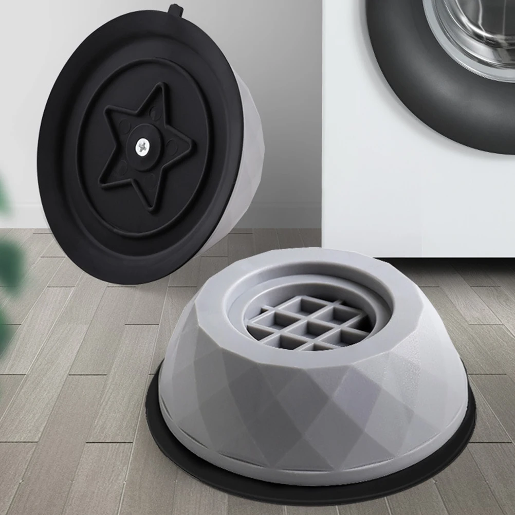 

4 Pcs Washing Machine Floor Mat Shock-proof Height-enhancing Pad Foot Pads Plastic Vibration for