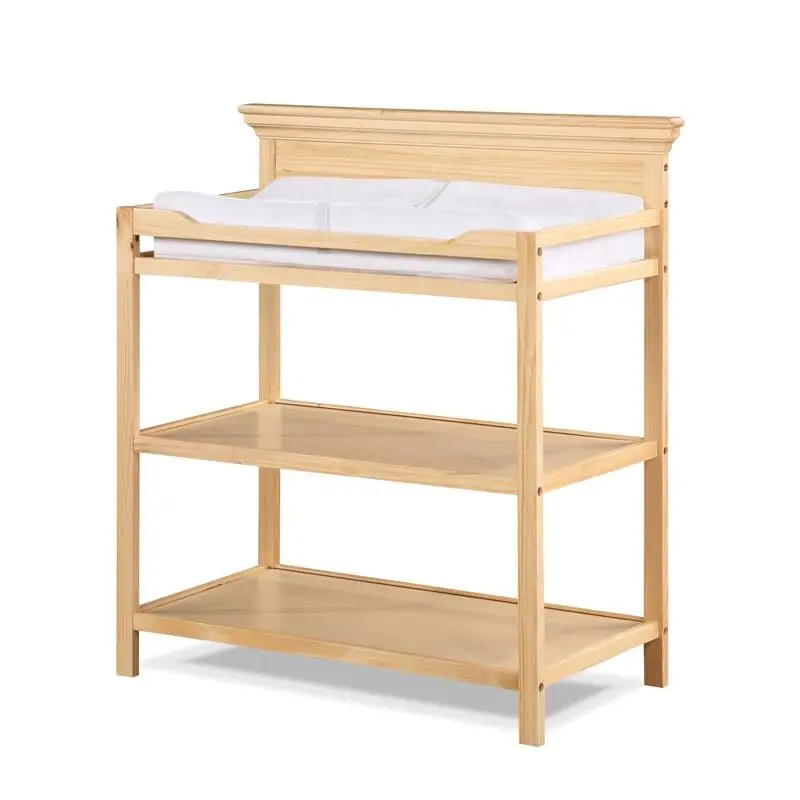 Natural Changing Table Universal Design for Infants and Toddlers, Adjustable Height and Functional Storage, Ideal for Nursery