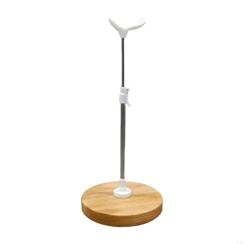 97BC Multisize Doll Holder With Reinforced Base Metal Frame And Quick Assembly Design Doll Display Stand For Exhibits