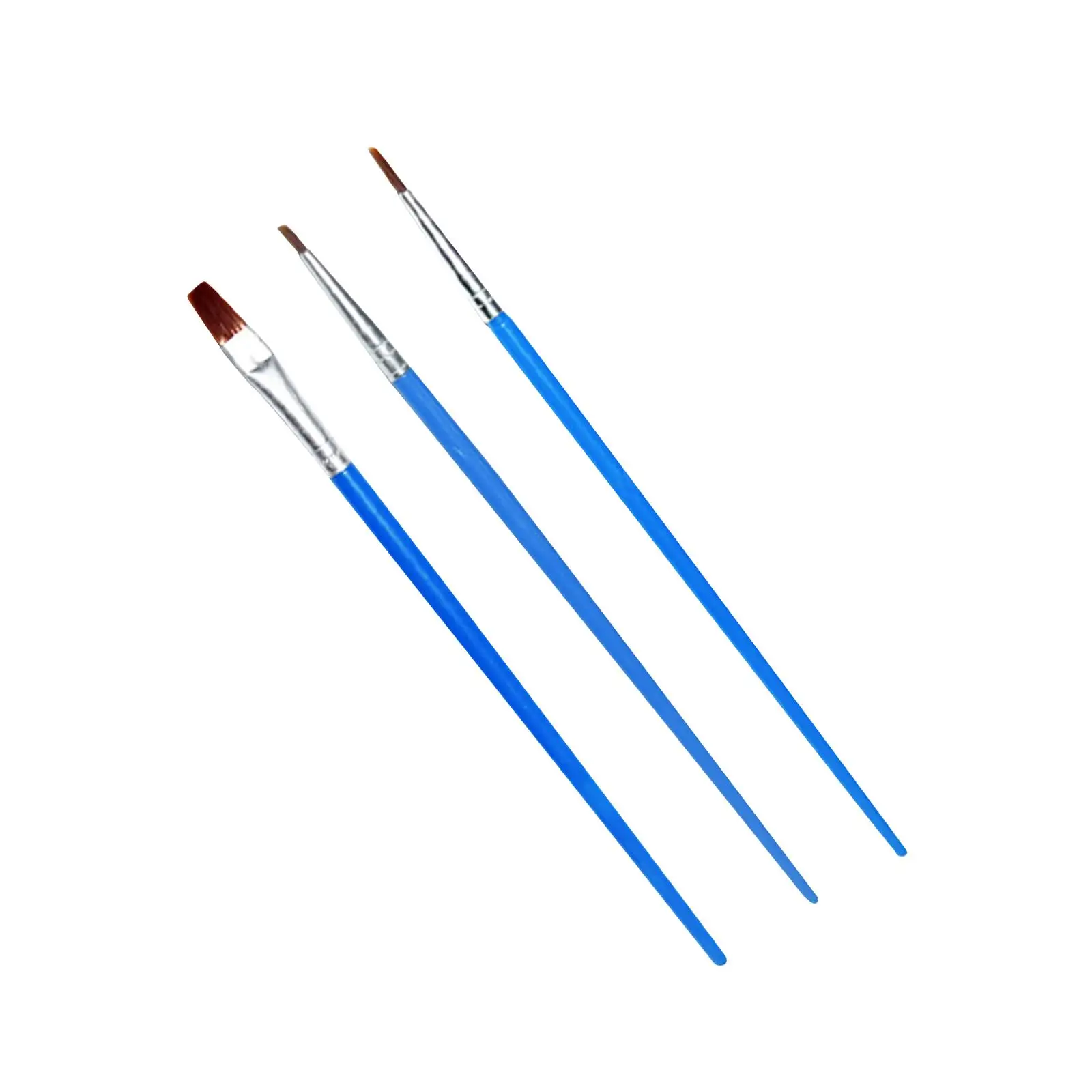 Pinselset 3x Acrylpinsel Acrylpinsel Pinsel für Ledermalerei