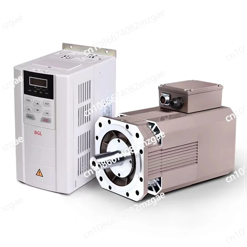 AC asynchronous spindle servo motor set High inertia 8000 rpm 1.5 5.5 7.5 11KW lathe milling machine