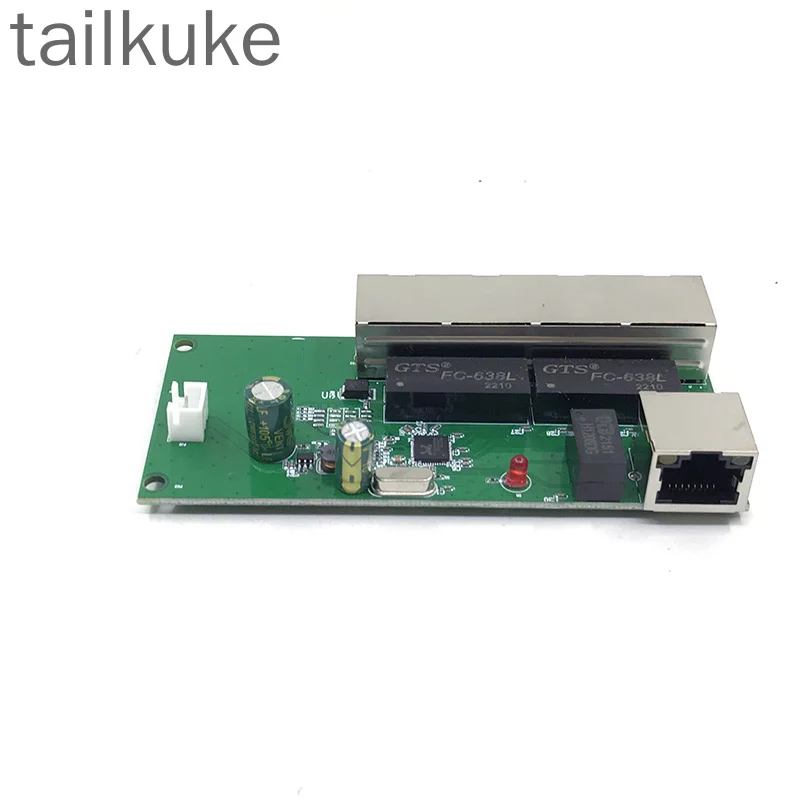 Industrial Grade 5-port 100Mbps Switch Network Data Expansion Upgrade, Lightning Protection 4KV, Anti-static 4KV, Brand New