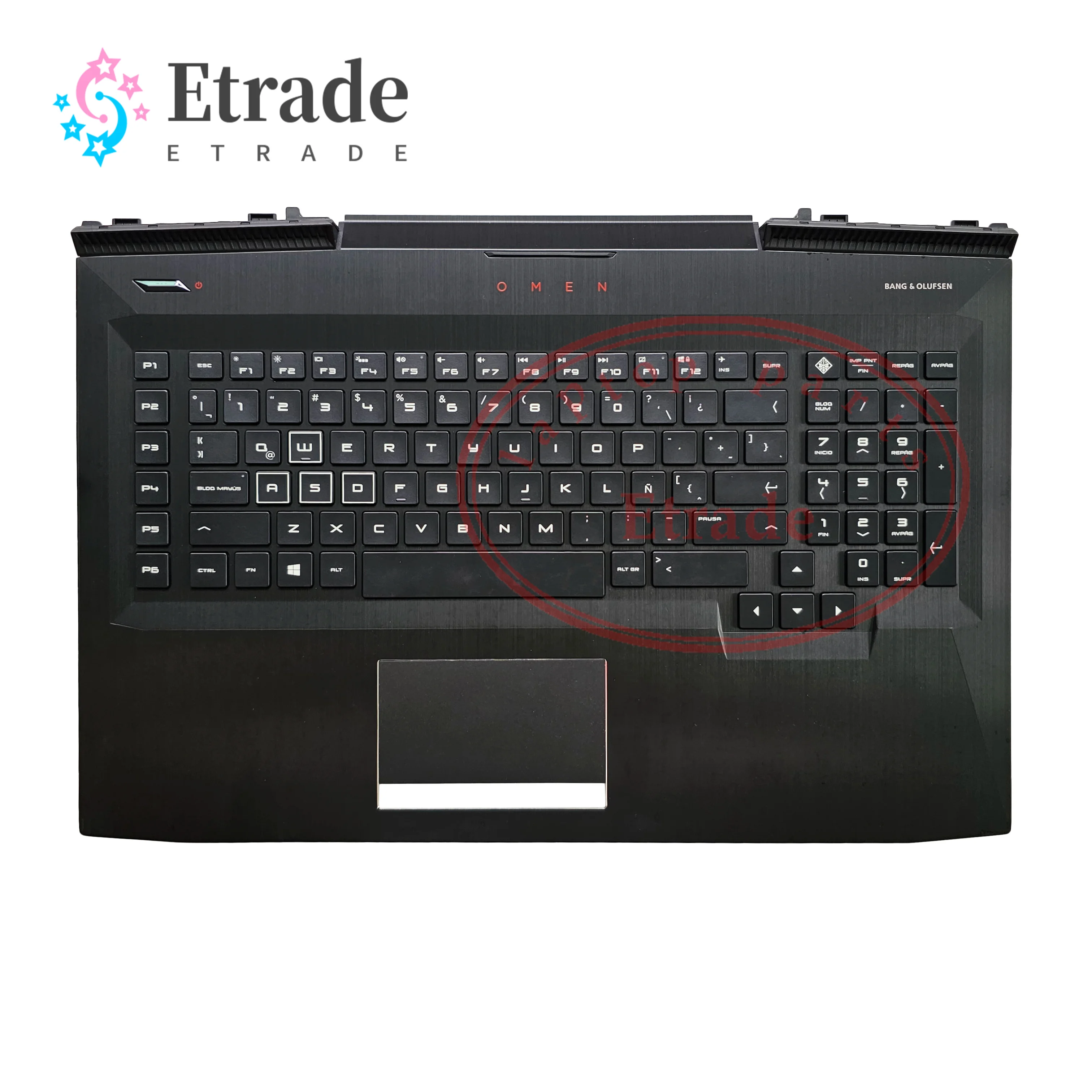 

New Original Laptop Palmrest Upper Case Cover With Backlit Keyboard L14991-161 For HP OMEN 17-AN TPN-Q195 Series