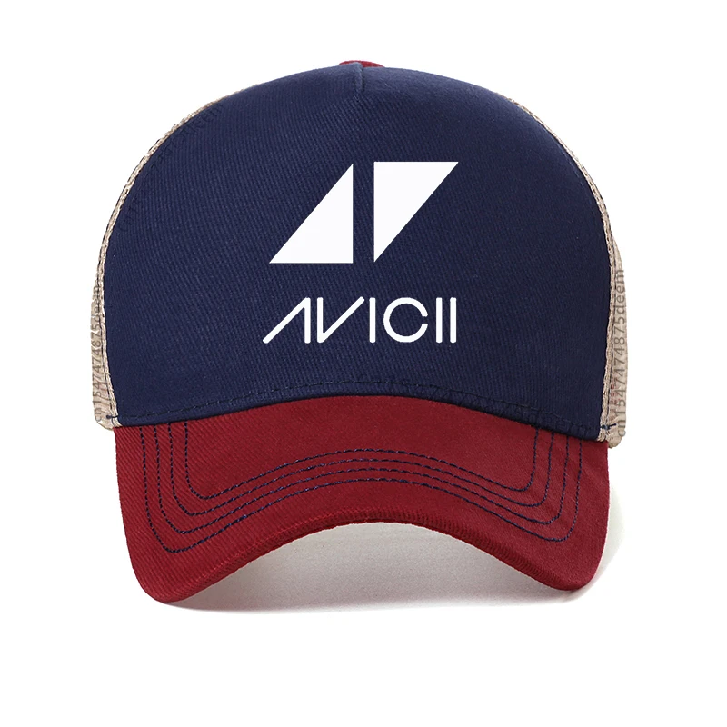 DJ Avicii Men baseball cap high quality Cotton Man Rock hip-hop caps summer lady Mesh breathable trucker hat Snapback