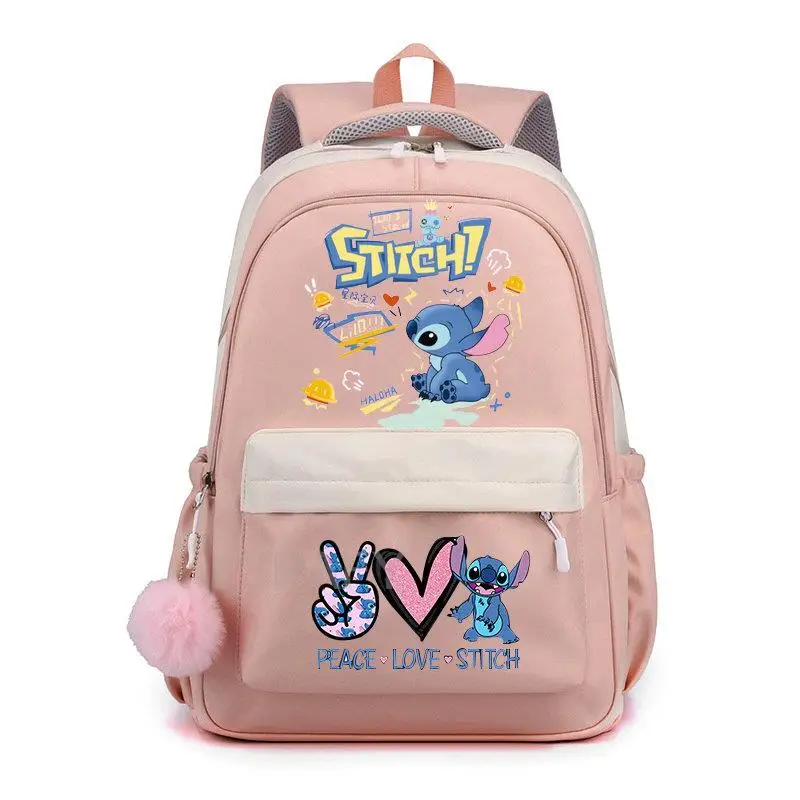 Lilo And Stitch Children School Bags Fashion Backpacks Kids Travel Rucksacks Cute Boys and Girls School Book Backpack