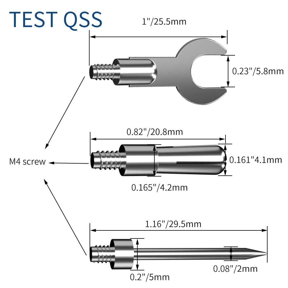 QSS 16-in-1 Multimeter Test Leads Kit Replaceable Jumper Wires with  Alligator Clips Probes Banana Plug Test Needle QT0004