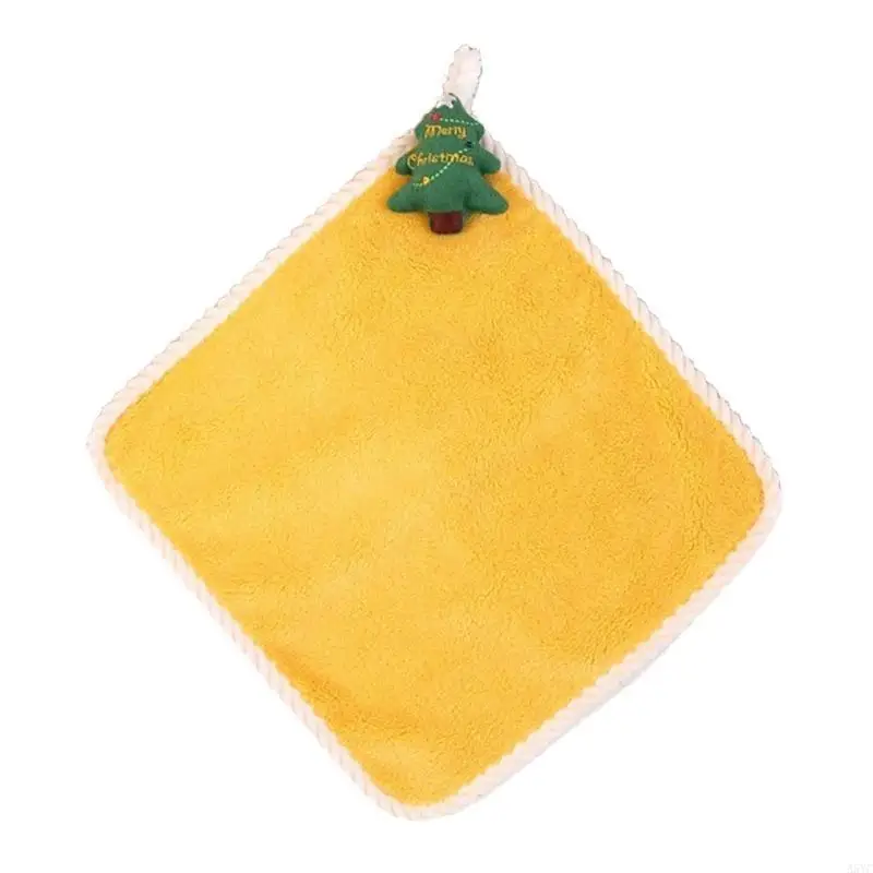 A5YC Cartoon Washing Hand Towel for Kid Girls Boys Strong Absorbent Hand Towel