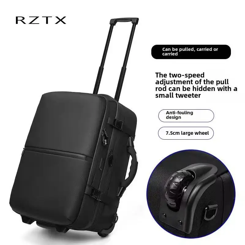 35L Anti-Theft Travel Business Commuting Trolley Backpack New Compressed Storage Men's And Women's Suitcase Style