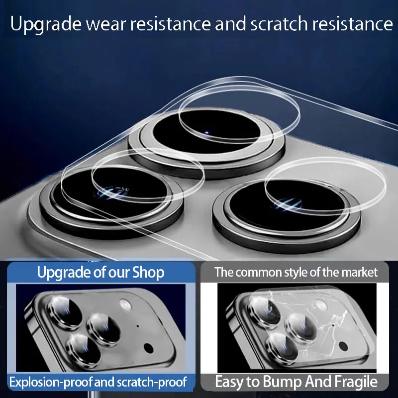 Защитное стекло для объектива камеры для iPhone 17 Pro Max, закаленное стекло, полное покрытие, защитная пленка для камеры для iPhone 17 17 Pro 17 Air