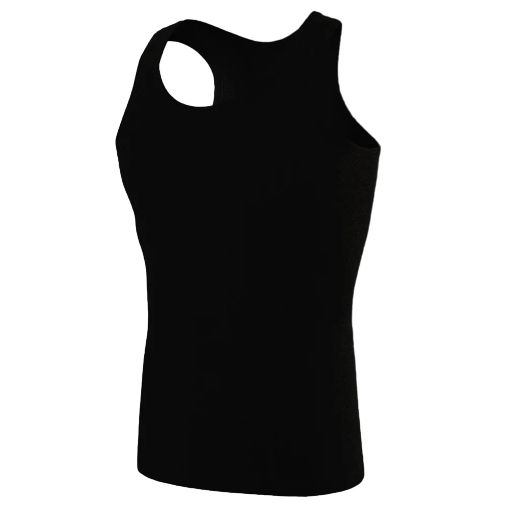 Colete de roupa interior sem mangas masculino, camiseta respirável, verão