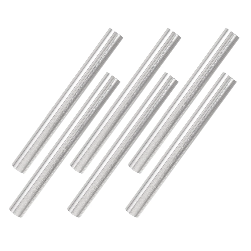 

6pcs Tubes Tent Connecting Tube Pole Tubes Durable Tent Pole Repair Kit Aluminum Connectors Replacement Camping Accessories