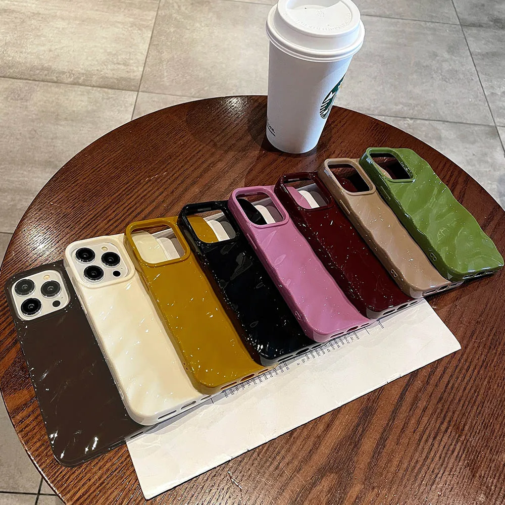 حافظة لهاتف آيفون 17 Air 16 15 14 13 12 Pro Max 11 XS XR X 6 7 8 Plus غطاء مقاوم للصدمات بلون سادة