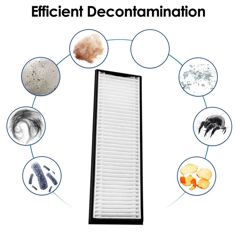 10 Buah Filter Hepa untuk Eufy Omni S1 Pro Robot Penyedot Debu Suku Cadang Pengganti Filter Dapat Dicuci