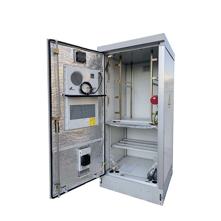 19 بوصة معدات الاتصالات الخارجية خزانة رف الضميمة 27U الفولاذ المقاوم للصدأ المجلفن سبائك الألومنيوم الصلب #1