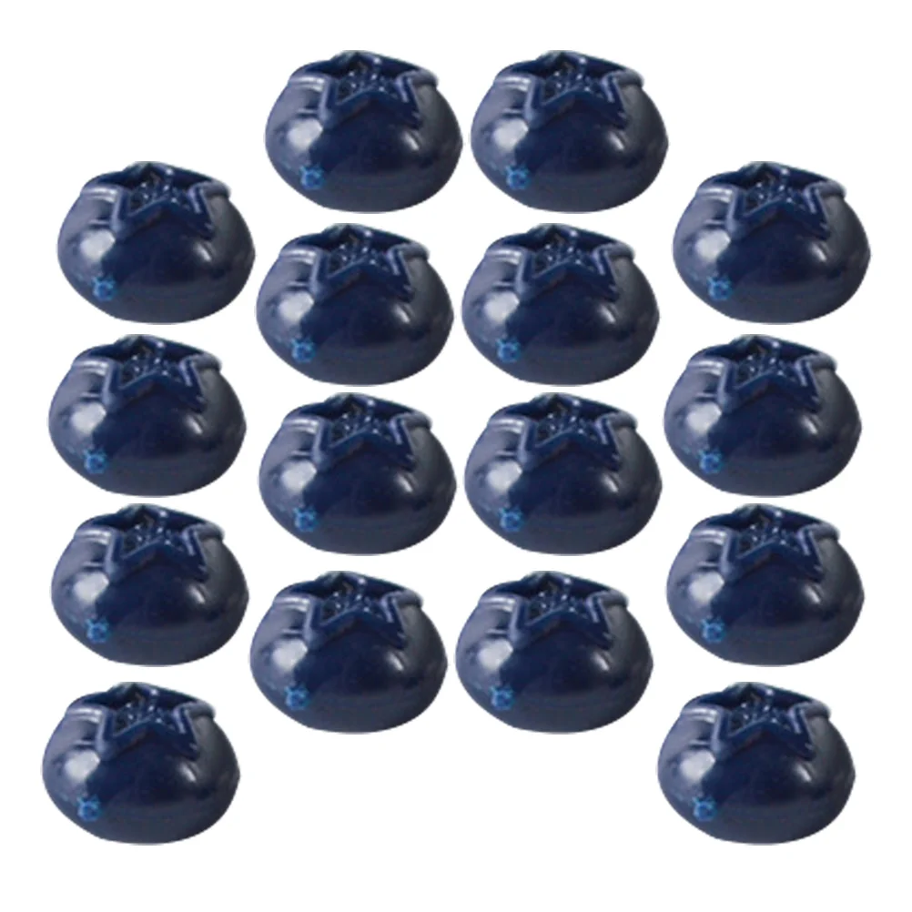 50 Pcs Artificial Coconut Simulation Blueberry Photography Props Decorations Vivid