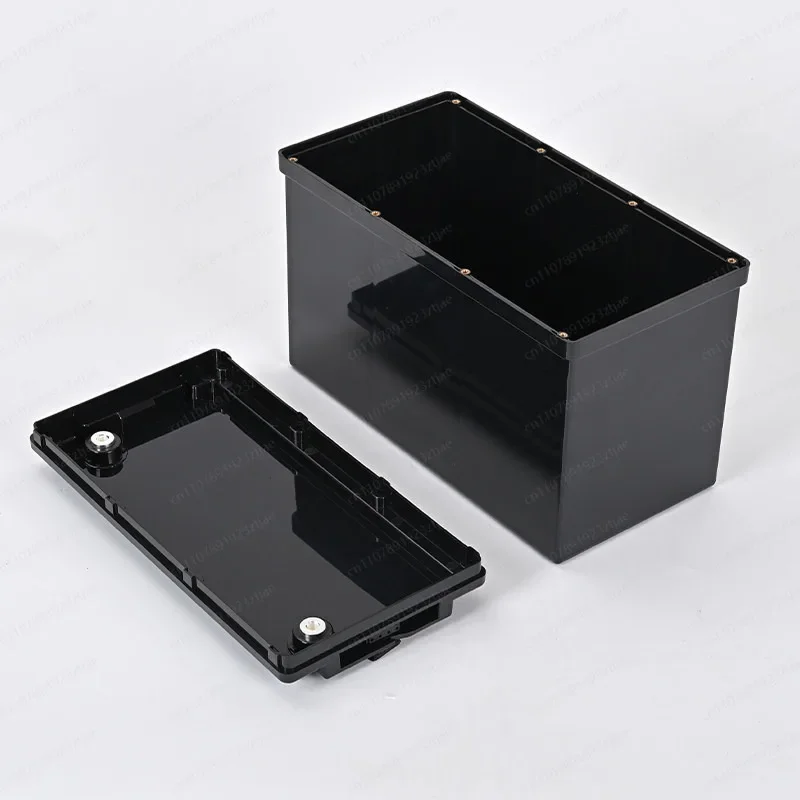 12V LiFePO4 Battery Box, Waterproof ABS Enclosure with Screw Terminals for Lead Acid Conversion & Solar Storage