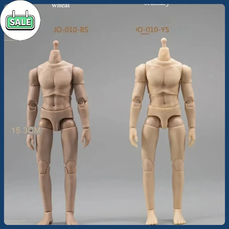 

1/12 Scale Male Action Figure Body JO-010 Movable Joints Flexible Body Model for 6" Muscular Soldier Collection DIY