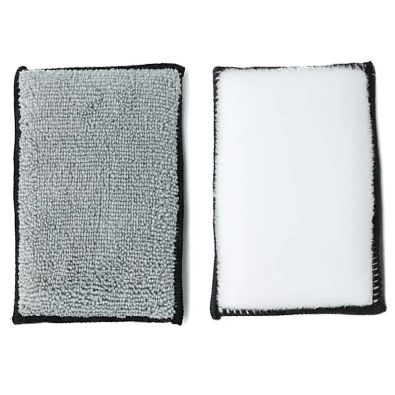 2-10 Stuks Auto Detaillering Gereedschap Zachte Dubbelzijdig Microfiber Schrobben Spons Auto Leer Schoonmaken Microfiber Handdoek Wax Spons