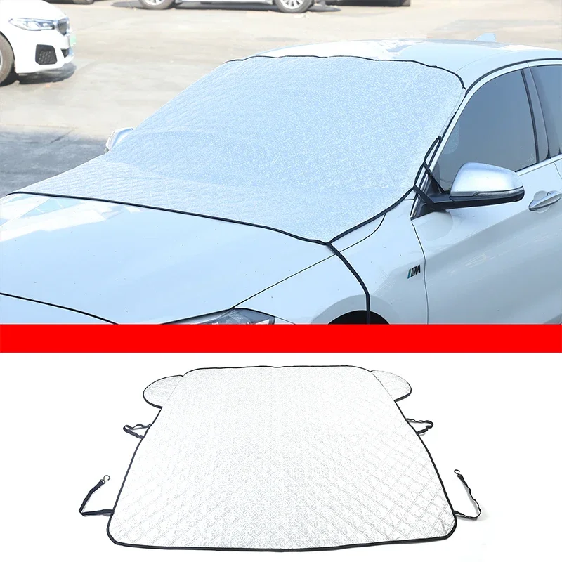 

For BMW 1 Series 2017 Lint Car Windshield Snow Anti Frost Cover Windproof Winter Ice Snow Shield Trim Car Accessories